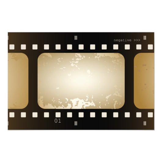Filmrolle Vintager Filmfotograf Fotodruck (Vorne)