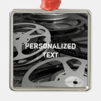 Filmspule / Filmrolle mit individuellem Namen Ornament Aus Metall