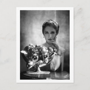 Filmstar Norma Shearer Vintage Postkarte