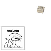 Filmstil Velociraptor Gummistempel (Stempel)