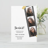 Filmstreifen 4 - Ankündigung von Abschluss-Collage (Stehend Vorderseite)