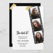 Filmstreifen 4 - Ankündigung von Abschluss-Collage (Vorne/Hinten)