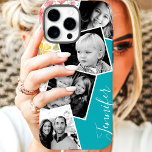 Filmstreifen Filmstreifen Filmstreifen Filmcollage iPhone 16 Pro Hülle<br><div class="desc">Zeigen Sie Ihre Lieblingsmusik mit diesem hübschen, blumengeschmückten iPhone-Gehäuse, das mit einem Instagram-inspiriert Filtrstrip-Foto-Collage Design und personalisiertem Namen aufwartet. Dieses individuelle Case-Mate iPhone kombiniert Stil und Schutz und eignet sich ideal für Fotos, Haustierfotos oder Lieblingsmomente. Fügen Sie eine persönliche Touch mit Ihrem Namen und Fotos für eine einzigartige, einmalige Telefonzelle...</div>