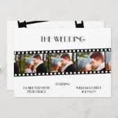 Filmstreifen-Filmstreifen - Save the Date-Karte Save The Date (Vorne/Hinten)