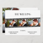 Filmstreifen-Filmstreifen - Save the Date-Karte Save The Date (Vorne/Hinten)