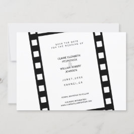 Filmstreifen-Filmstreifen - Save the Date-Karte Save The Date