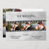 Filmstreifen-Filmstreifen - Save the Date-Karte Save The Date (Vorne/Hinten)