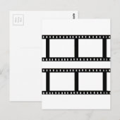 "Filmstreifen"-Foto-Collage Postkarte (Vorne/Hinten)