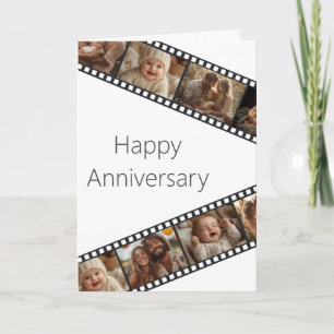 Filmstreifen Foto Happy Jubiläumskarte Einladung