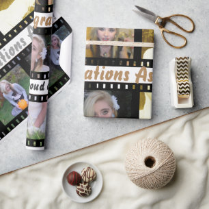 Filmstreifen-Foto-Rahmen-Geschenkverpackung Geschenkpapier