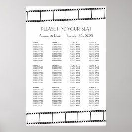 Filmstreifen für Filmaufnahmen - Hochzeitsstift Poster