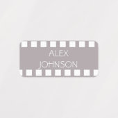 Filmstreifen Grau-Schattierungen Farbcodierte Bekl Etiketten (Design 2)