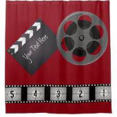 Filmstreifen mit Filmabdeckung Duschvorhang (Vorderseite)