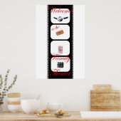 Filmstreifen: Personalisiert Poster (Küche)