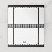 Filmstreifen Platzkarte (Außenseite Aufgefaltet)