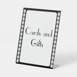 Filmstreifen Sockelschild