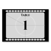 Filmstreifen Tischnummer (Rückseite)