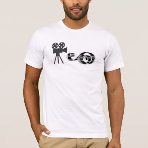 Filmstreifen und Filmkamera T-Shirt