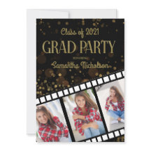 Filmstrip Black Gold 3 Fotos zur Graduierung