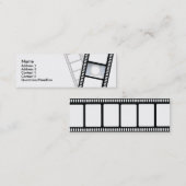 Filmstrip - dünn mini visitenkarte (Vorne/Hinten)