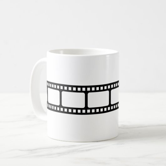 Filmstrip Film Reel Novelty Kaffeetasse (Vorderseite Links)