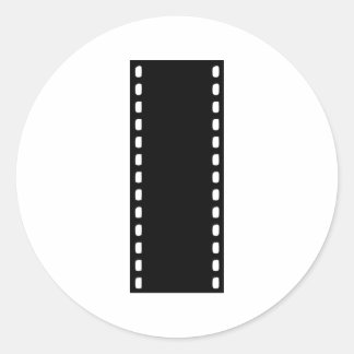 Filmstrip - Film Runder Aufkleber