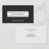 Filmstrip Filmmaking Cinematrograph Visitenkarte (Vorne/Hinten)