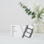 Filmstrip - Geschäft Visitenkarte (Stehend Vorderseite)