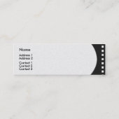 Filmstrip-Visitenkarte Mini Visitenkarte (Rückseite)