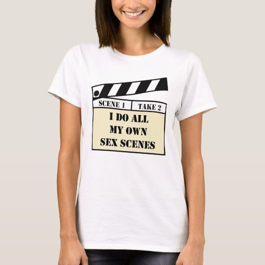 Filmszene weiß T-Shirt (Vorderseite)