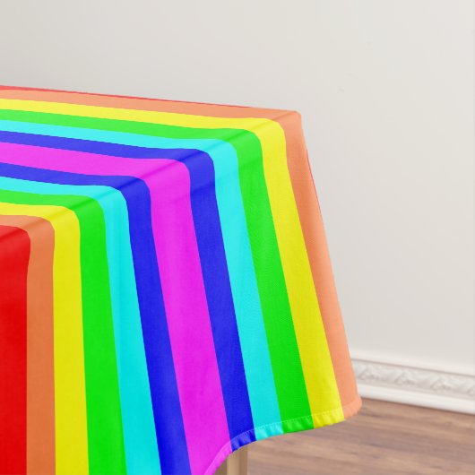 Filmtablette - farbenfroher Streifen Tischdecke (Beispiel)