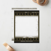 Filmtablette (Olivenöl) Mitteilungskarte (Vorderseite/Rückseite Beispiel)