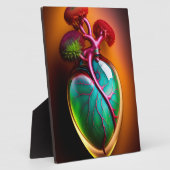 Filmtabletten aus anatomischem Glas Fotoplatte (Seite)