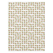 Filmtabletten Rot-grüne Paprikaschoten Tischdecke (Vorderseite)