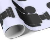 FILMTECHNIK-KAMERA-IKONEN-MUSTER GESCHENKPAPIER (Rolleneckpunkt)