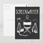 Filmtheater Regisseur Sprichwort Postkarte (Vorne/Hinten)