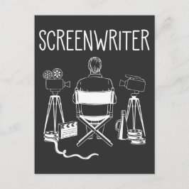 Filmtheater Regisseur Sprichwort Postkarte