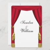 Filmthema Hochzeitseinladung Einladung (Rückseite)