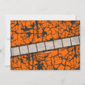 Filmticket Halloween Horror Party Einladung (Rückseite)