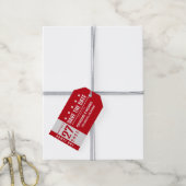 Filmticket Hollywood Wedding Save the Date Geschenkanhänger (Mit Garn)