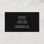 Filmvideokamera Filmdirektor Hochzeit Visitenkarte (Rückseite)