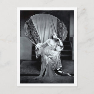 Filmvorführfilm Star, Norma Talmadge Vintag Postkarte