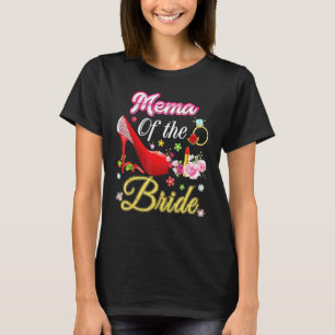 Filmvorführung der Braut Glückliche Hochzeit Blume T-Shirt
