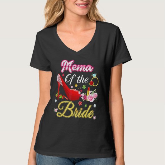 Filmvorführung der Braut Glückliche Hochzeit Blume T-Shirt (Vorderseite)