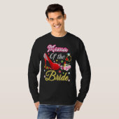 Filmvorführung der Braut Glückliche Hochzeit Blume T-Shirt (Vorne ganz)