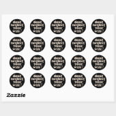 "Filmwerbung" Round-Sticker-Set Runder Aufkleber (Blatt)