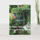 Filoli Gardens Card Karte (Rückseite)