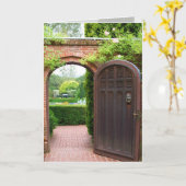 Filoli Gardens Card Karte (Gelbe Blume)