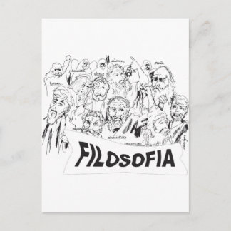 FILOSOFOS platao aristoteles euclides sócrates Postkarte