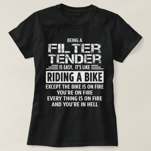 Filter-Ausschreibung T-Shirt (Design vorne)